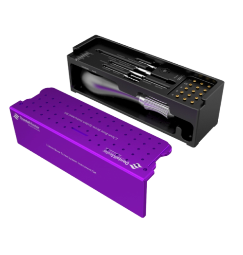 Kit de tornillos de fijación ósea